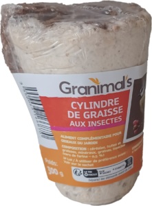 CYLINDRE DE GRAISSE INSECTES GRANIMAL’S